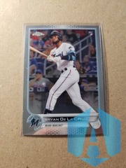 2022 Topps Chrome Base #216 Bryan De La Cruz - Miami Marlins
